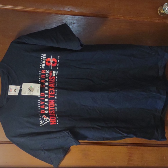 Vintage Houston Texans David Carr #8 NFL players Inc new NWT AFC size M med - Picture 1 of 6